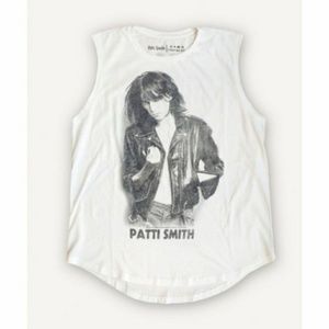 🌿Zara Patti Smith Graphic Sleeveless Muscle Tank